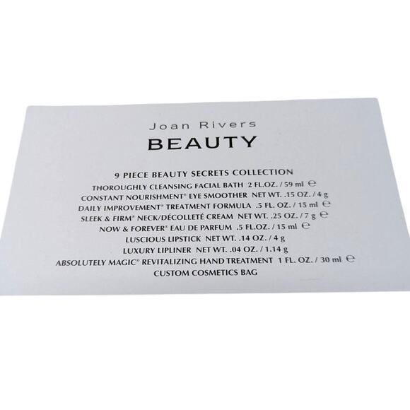 Joan Rivers Beauty Secrets 9-Piece Set – Skincare & Makeup Collection NIB - Picture 2 of 3